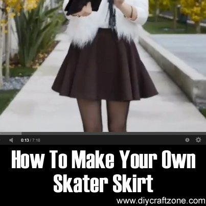 How To Make Your Own Skater Skirt