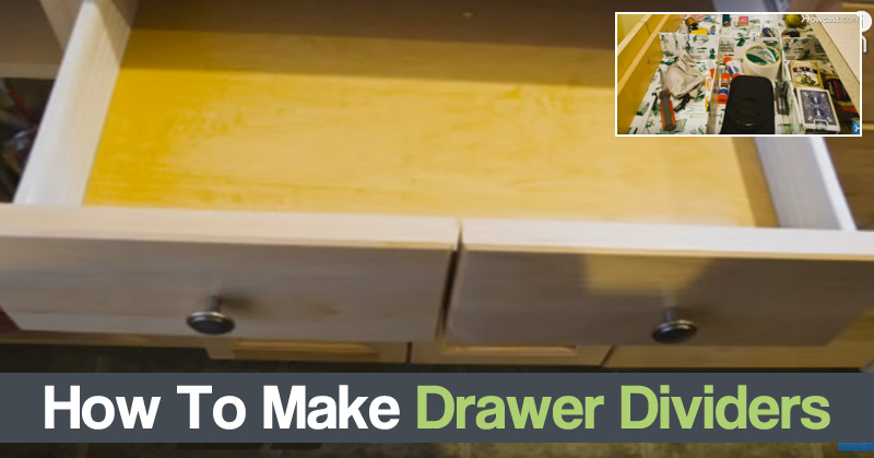 How To Make Drawer Dividers