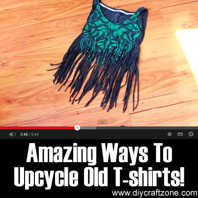 Amazing Ways To Upcycle Old T-shirts 