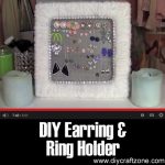 DIY Earring and Ring Holder