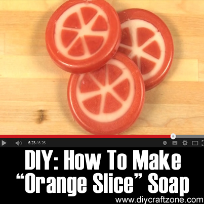 DIY - How To Make -Orange Slice- Soap