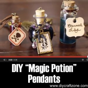 DIY Magic Potion Pendants