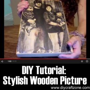 DIY Tutorial - Stylish DIY Wooden Picture