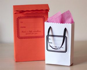 DIY Gift Bag Made From Envelopes