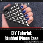 DIY Studded iPhone Case