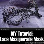 DIY Lace Masquerade Mask