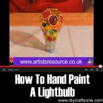 How To Hand Paint A Lightbulb