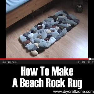 How To Make A Beach Rock Rug
