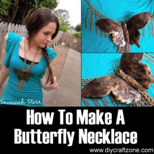 How To Make A Butterfly Necklace