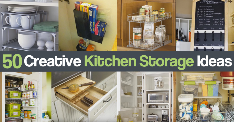 50 Creative Kitchen Storage Ideas