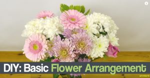 DIY Basic Flower Arrangement