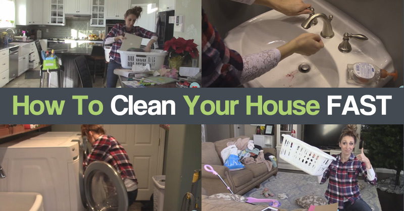 How To Clean Your House FAST