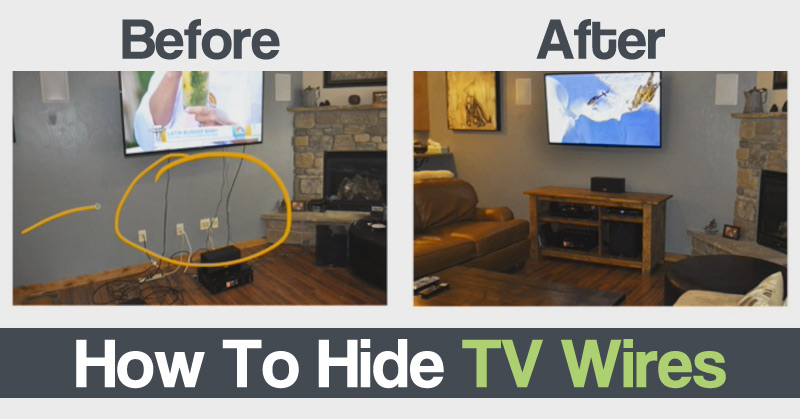 How To Hide TV Wires